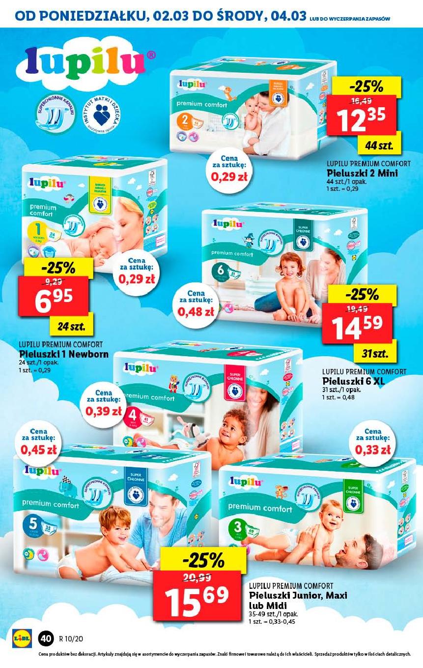 pieluchy lidl toujours promocja