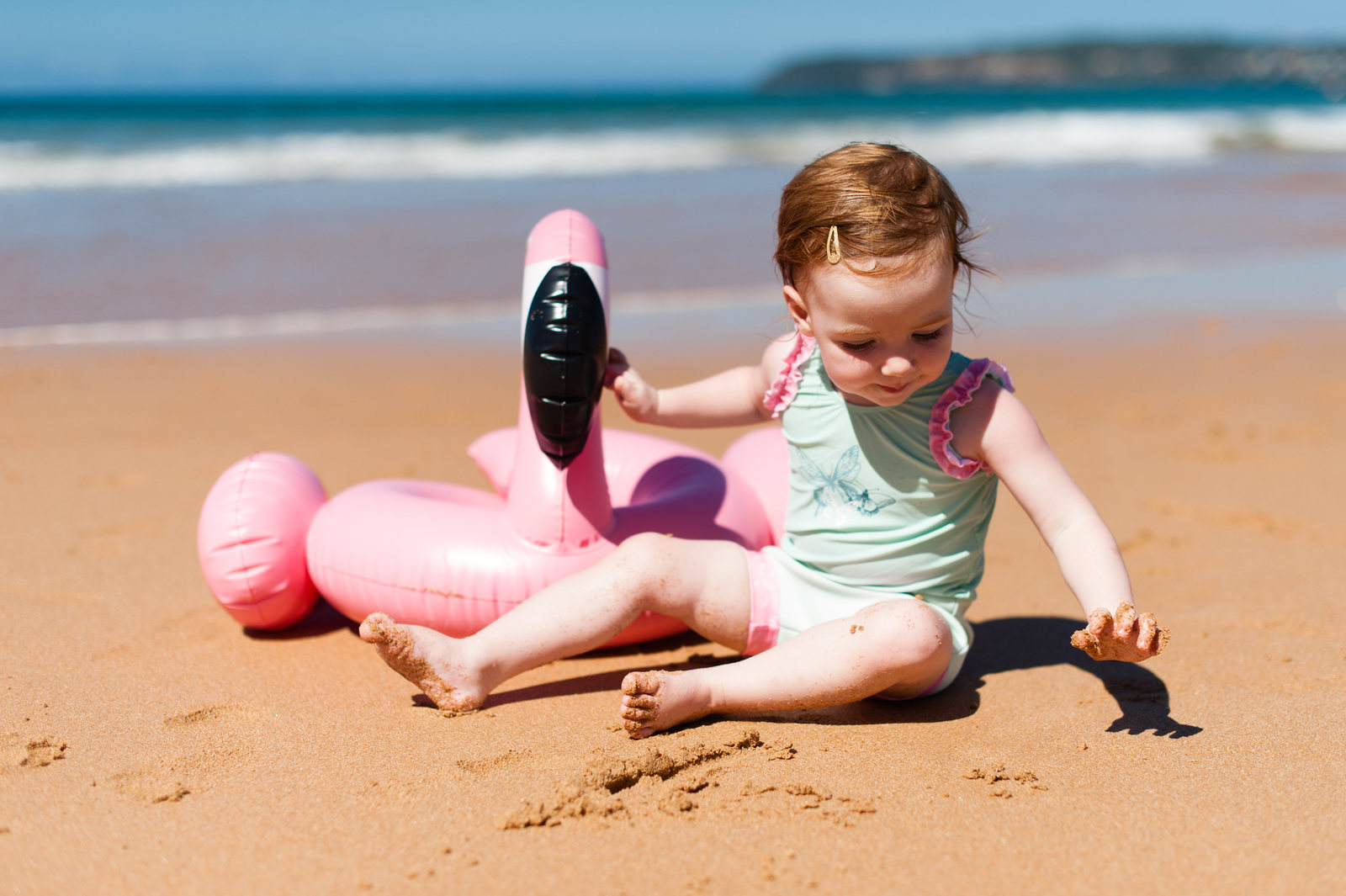 pieluchy na plażę dla niemowląt ochrona przed piaskiem