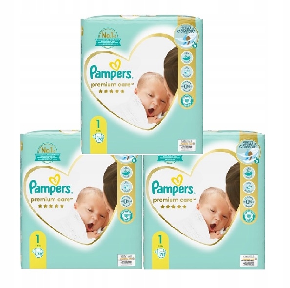 pieluchy pampers 1 mega paka