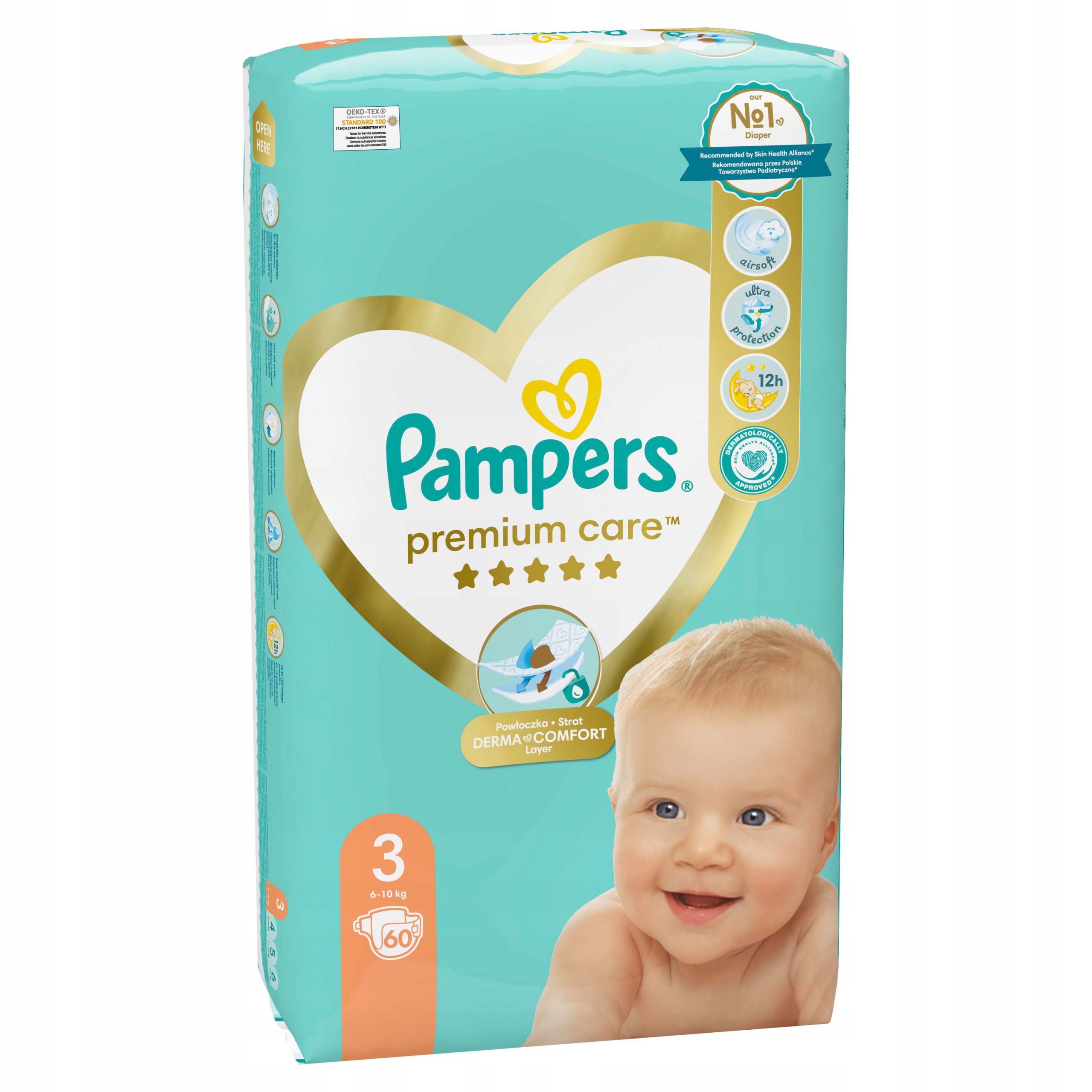 pieluchy pampers 3 premium care