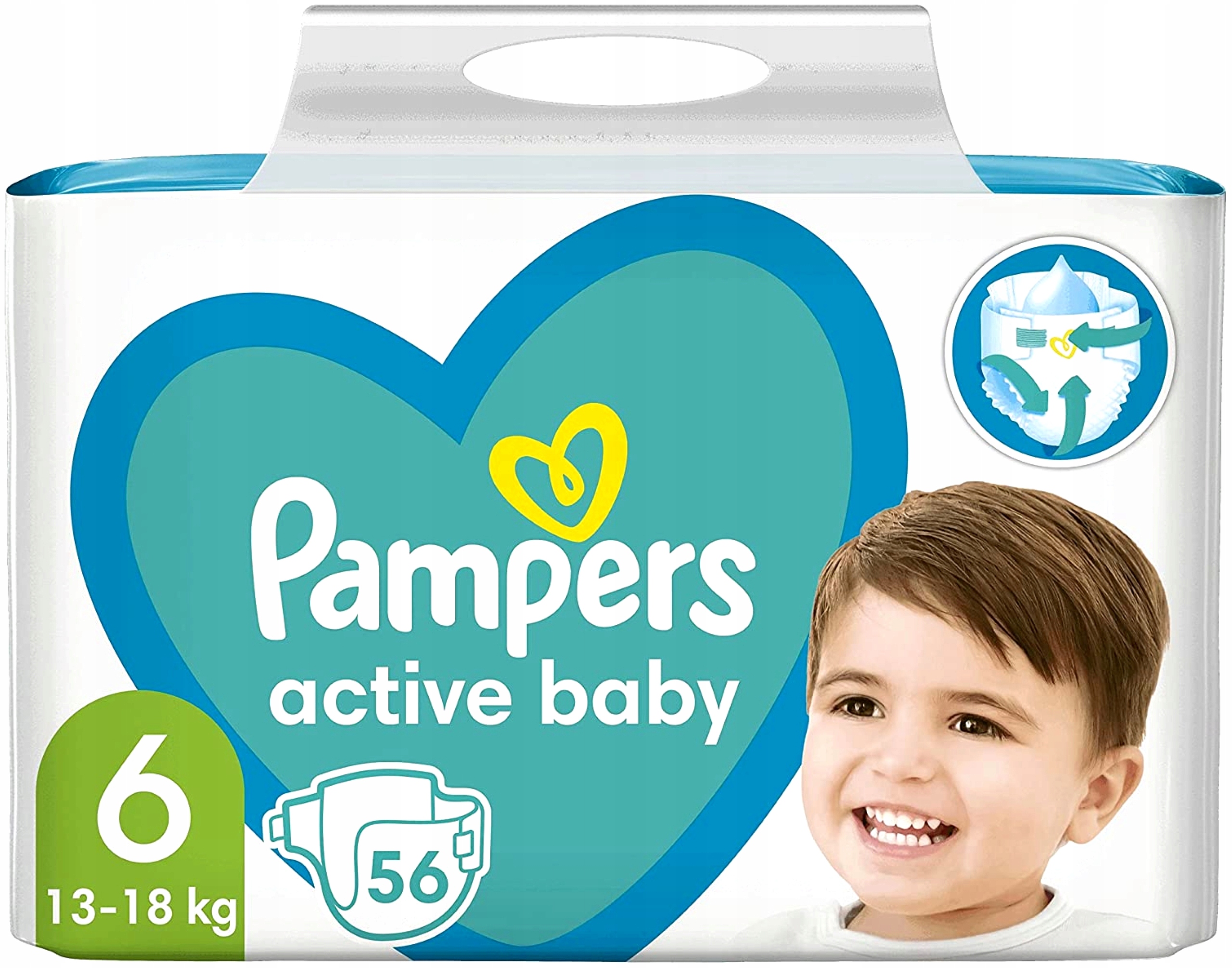 pieluchy pampers 6 56sztuk