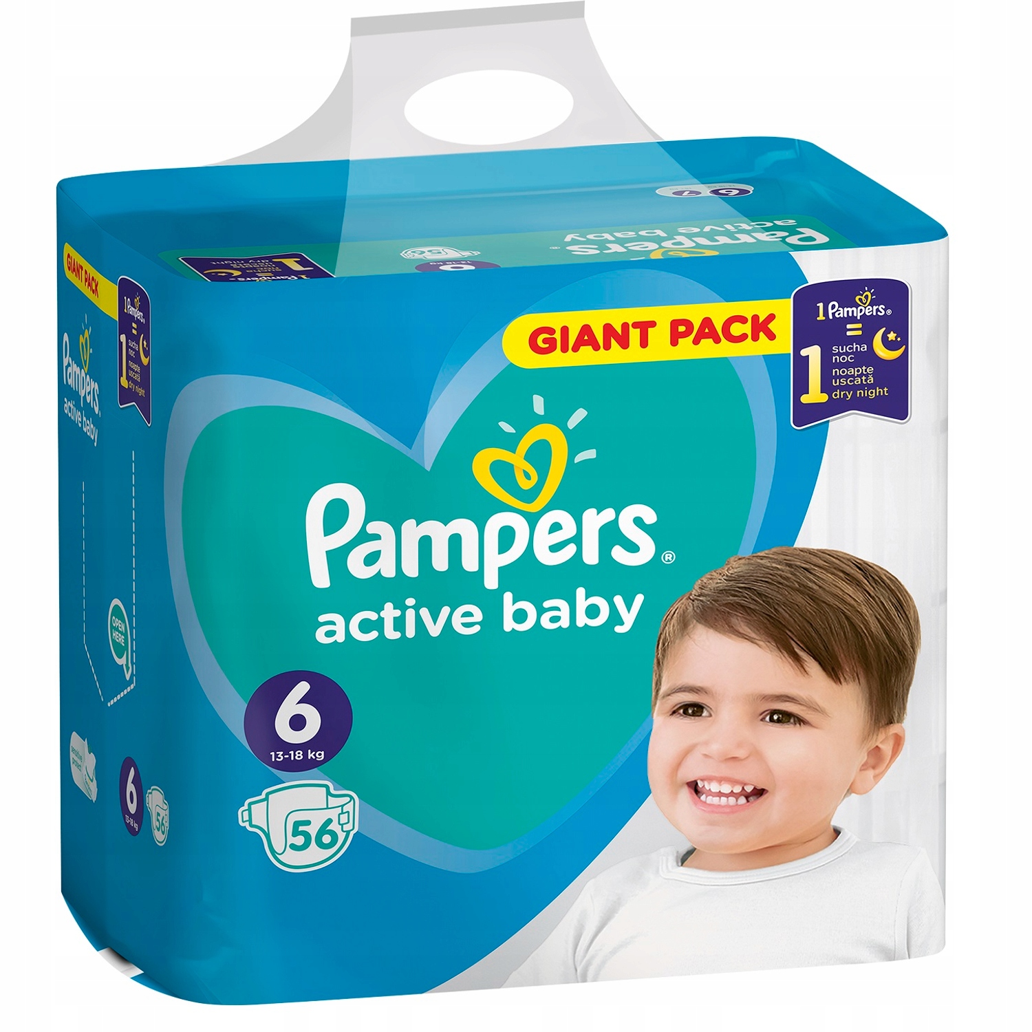 pieluchy pampers 6 56sztuk