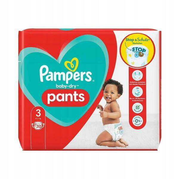 pieluchy pampers 6