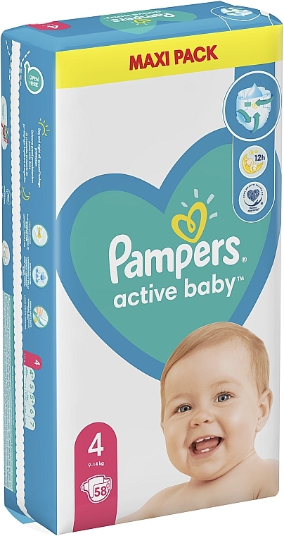 pieluchy pampers active baby 4