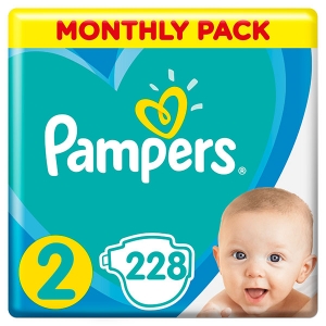 pieluchy pampers active baby-dry 2 mini 228 szt