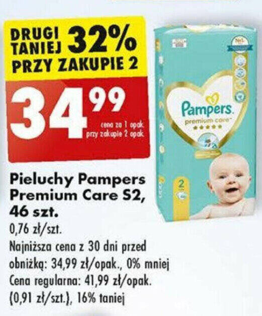 pieluchy pampers care najtaniej w sieci