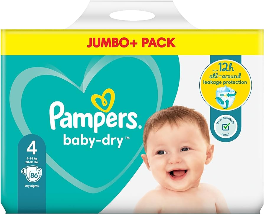 pieluchy pampers mega packa