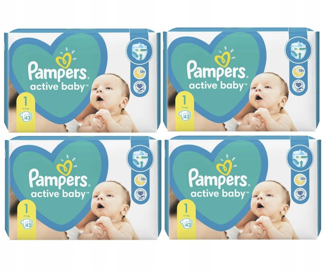 pieluchy pampers new baby 1 newborn 43 szt