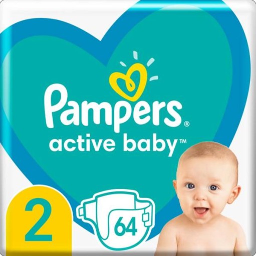 pieluchy pampers różowe i niebieskie