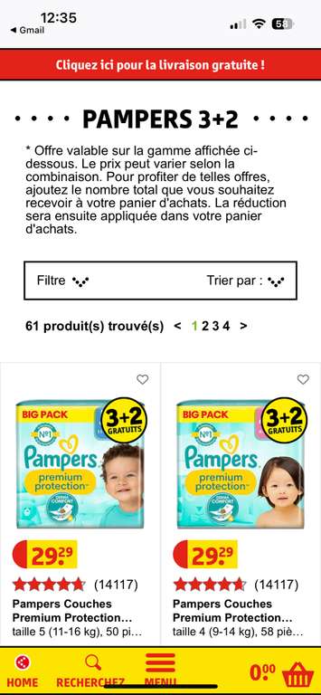 promo pampers belgique