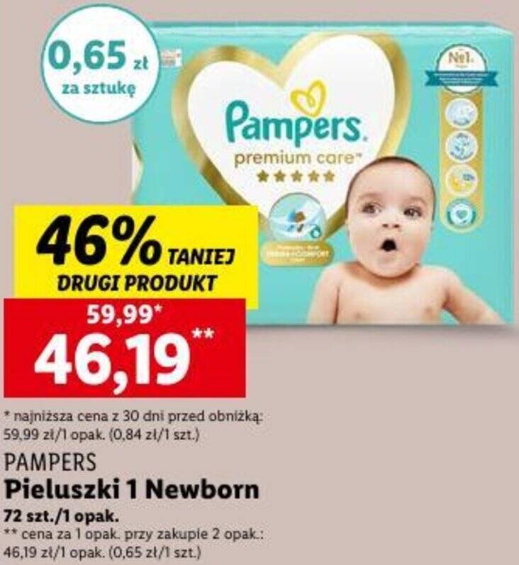 promocja na pieluchy pampers lidl 2019