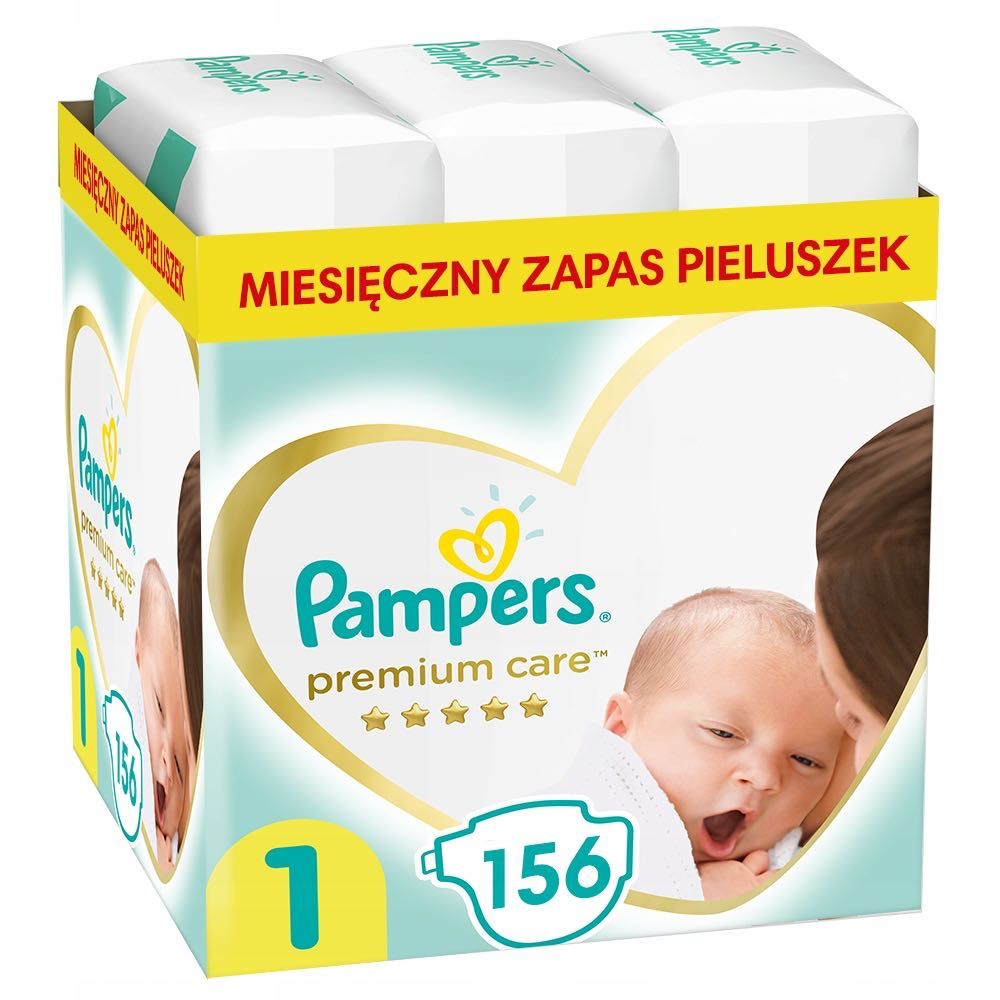 promocja pieluszki pampers premium 1