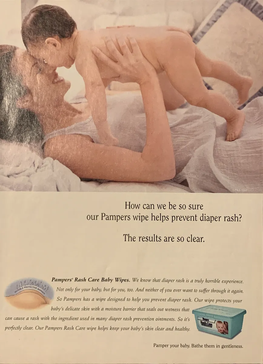 reklama pampers 1997