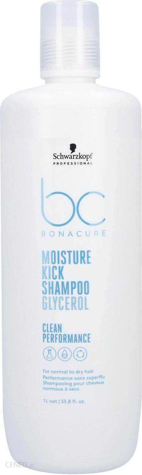schwarzkopf bc moisture kick micelarny szampon nawilżający 1000ml