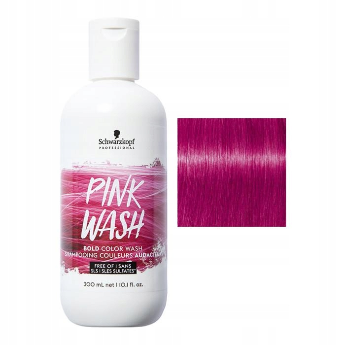 schwarzkopf bold color wash szampon koloryzujący różowy