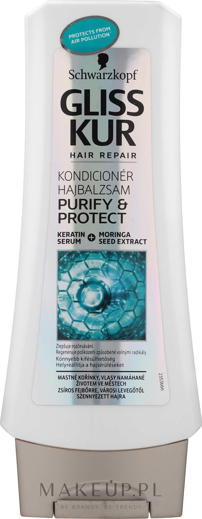 schwarzkopf glisskur odżywka do włosów purify