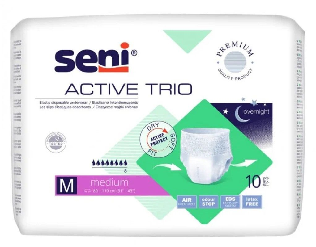 sensi pieluchomajtki seni active 10 szt