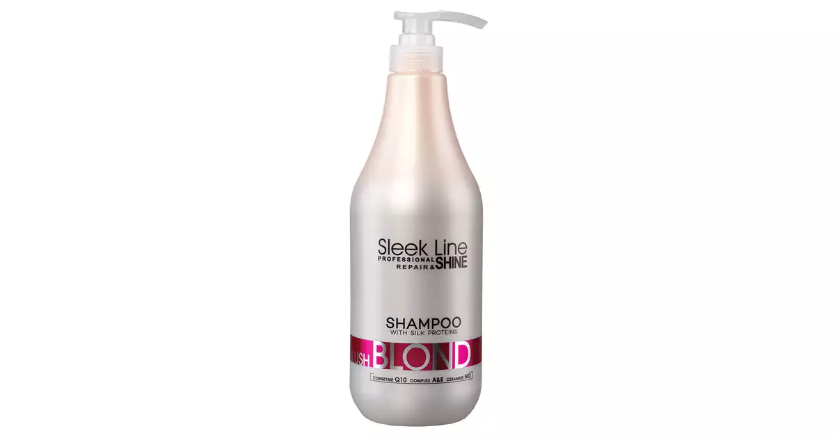 sleek line blond szampon różowy