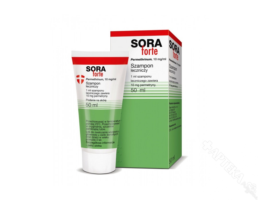 sora forte 10mg ml szampon leczniczy przeciw wszawicy 50ml