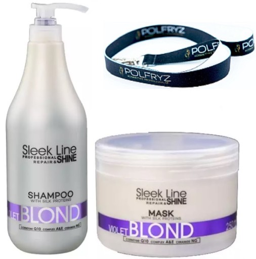 stapiz sleek line blond szampon 1l maska 1l hit