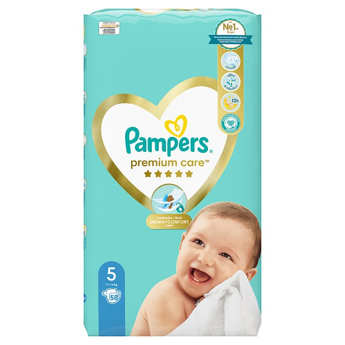 suchy pampers przez pół dnia i dziecka