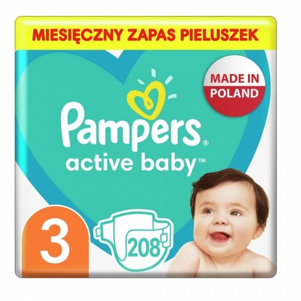 suchy pampers przez pół dnia i dziecka