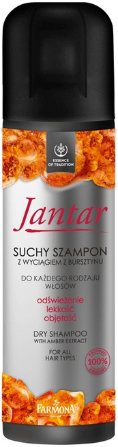 suchy szampon do włosów blond jantar