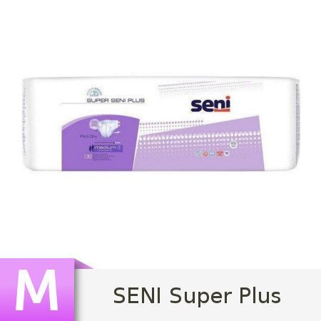 super seni plus pieluchomajtki dla dorosłych medium 30 szt