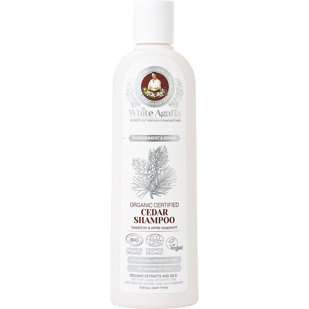 szampon bania agafii white cedrowy