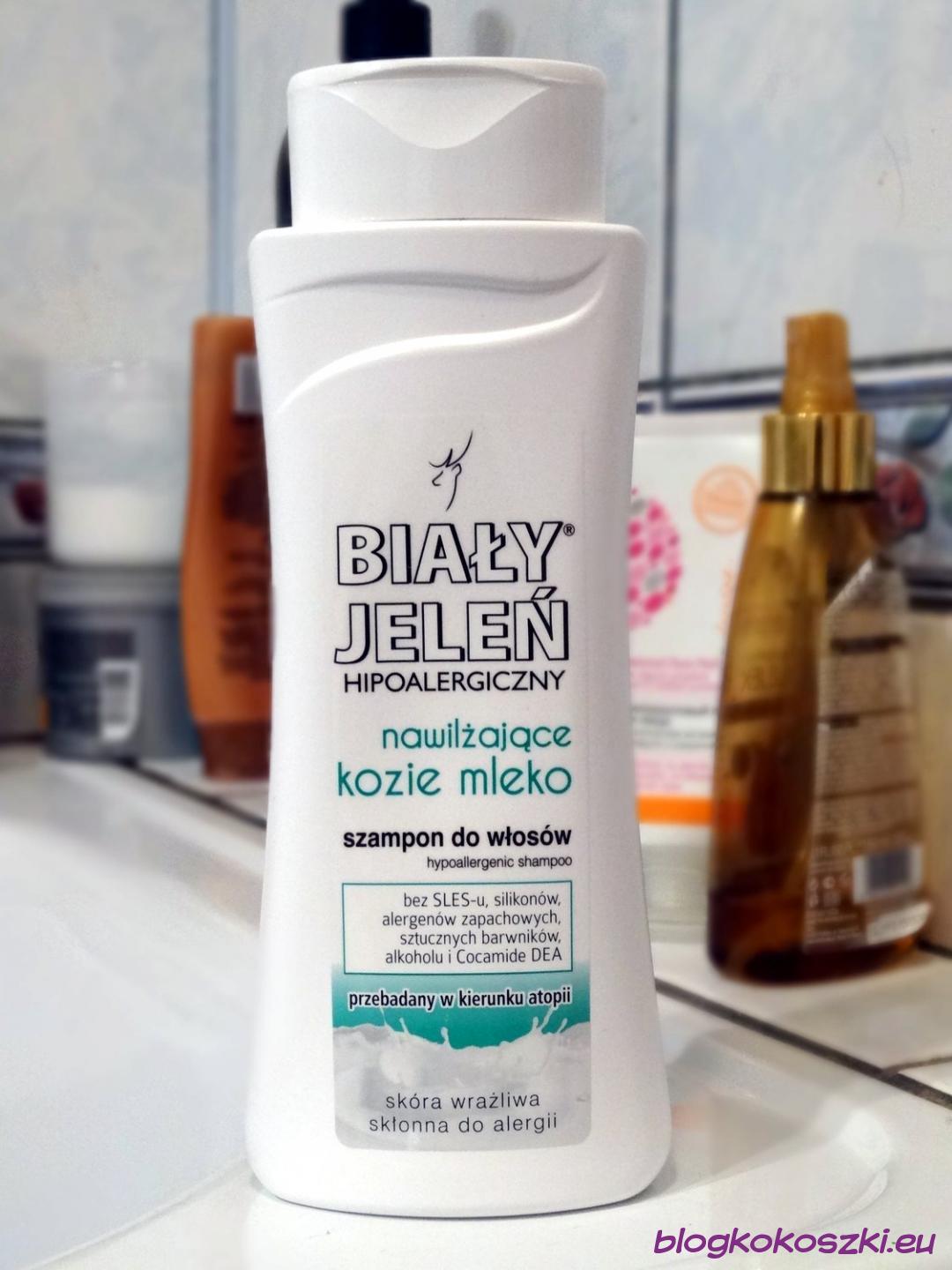 szampon biały jeleń po keratynowym prostowaniu