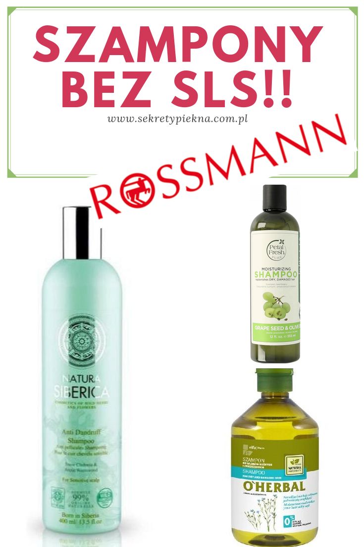 szampon do włosów bez soli rossmann