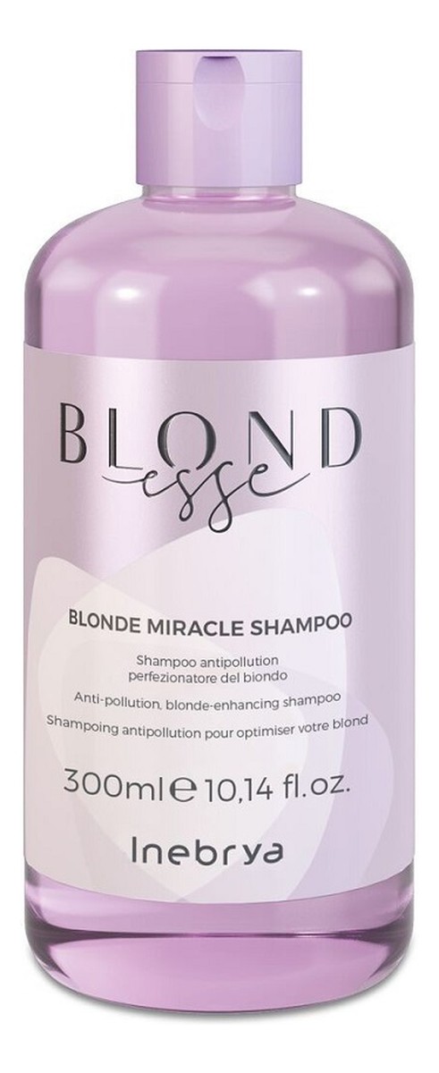szampon do włosów blond przeciw żółknięciu inebrya