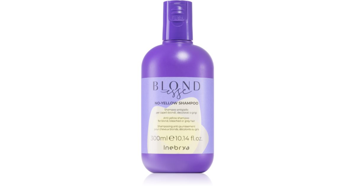szampon do włosów blond przeciw żółknięciu inebrya