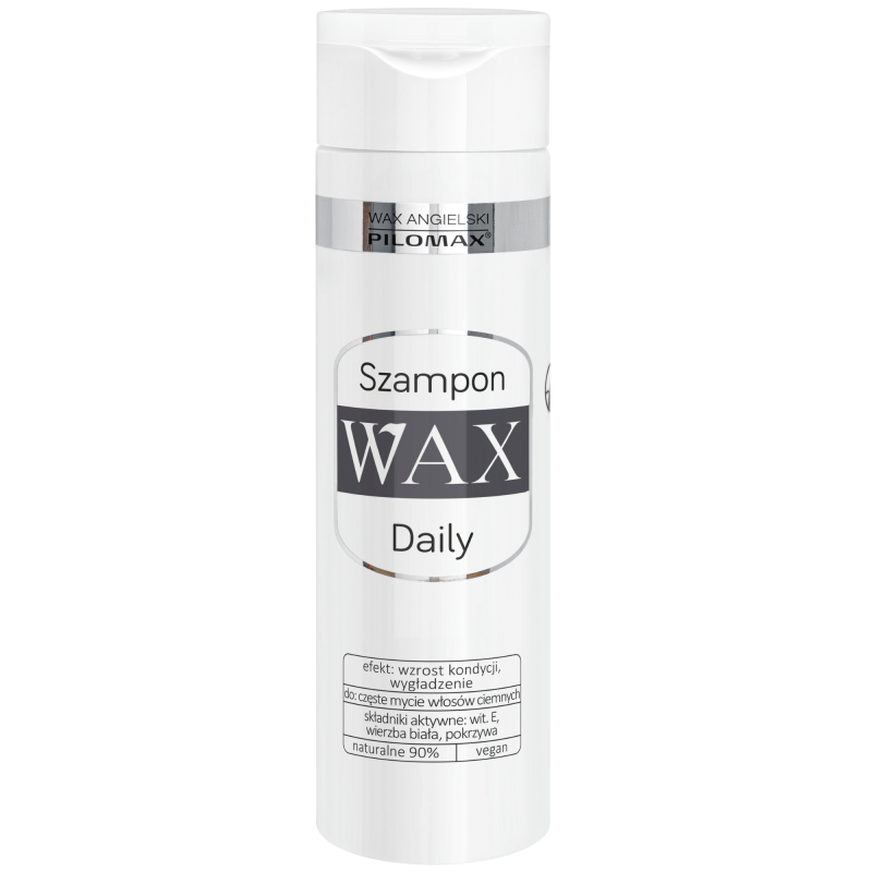 szampon do włosów ciemnych wax daily 400 ml pompka