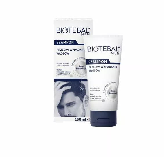 szampon do włosów przeciw wypadaniu włosów dla mężczyzn biotebal
