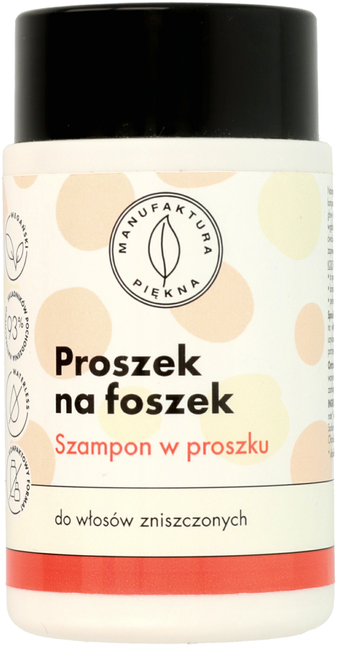 szampon do włosów w proszku