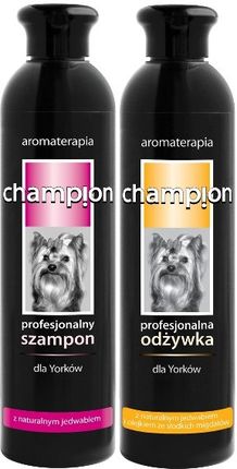 szampon i odrzywka dla psa champion