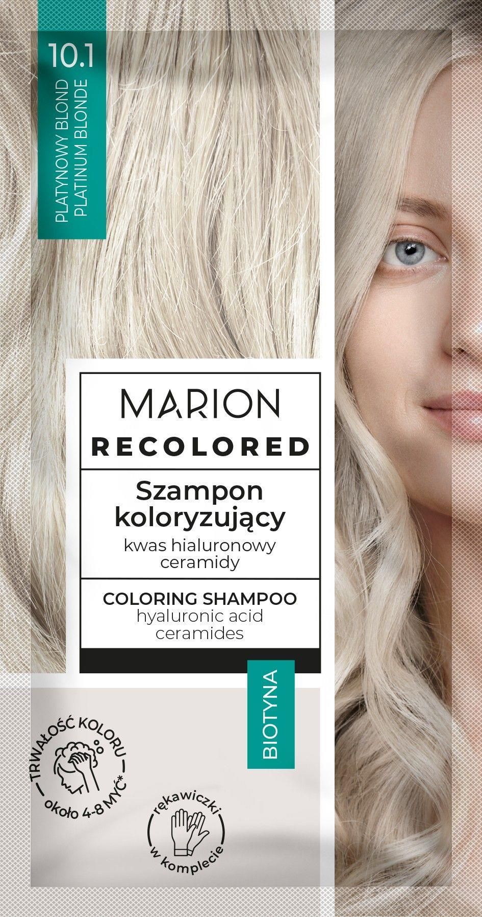 szampon koloryzujacy platynowy platynowy blond marion opinie
