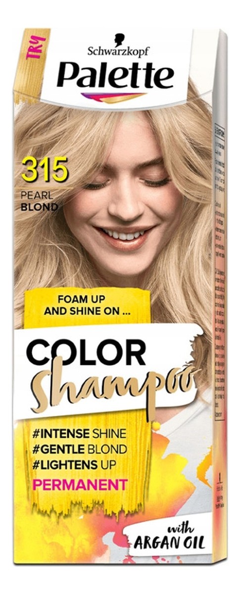 szampon koloryzujący blond palette