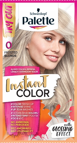 szampon koloryzujący platynowy blond palette instant color