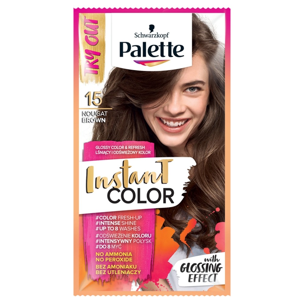 szampon koloryzujący platynowy blond palette instant color