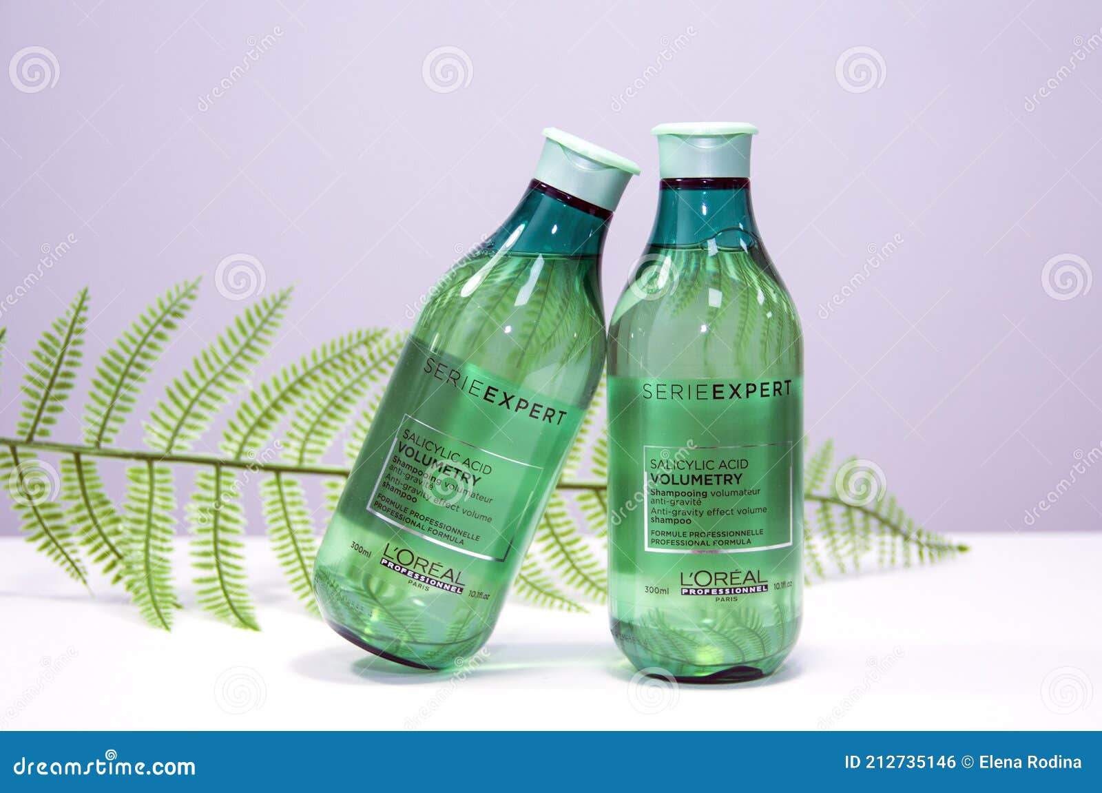 szampon leczniczy w zielonej butelce