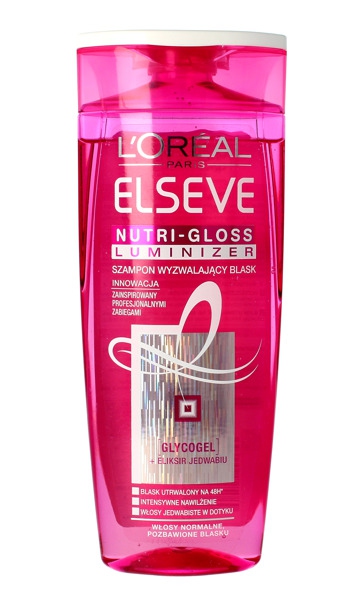 szampon loreal elseve nutri gloss luminizer