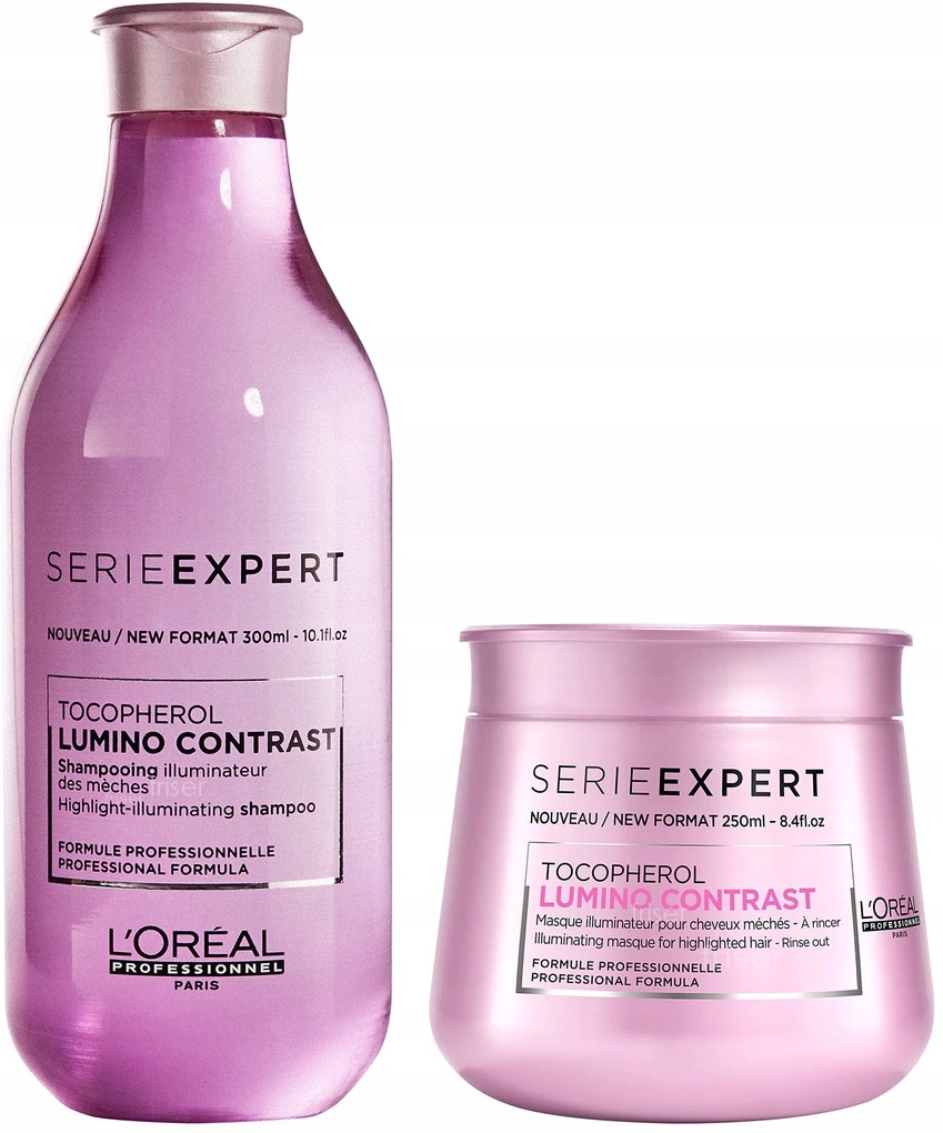 szampon loreal lumino contrast maska