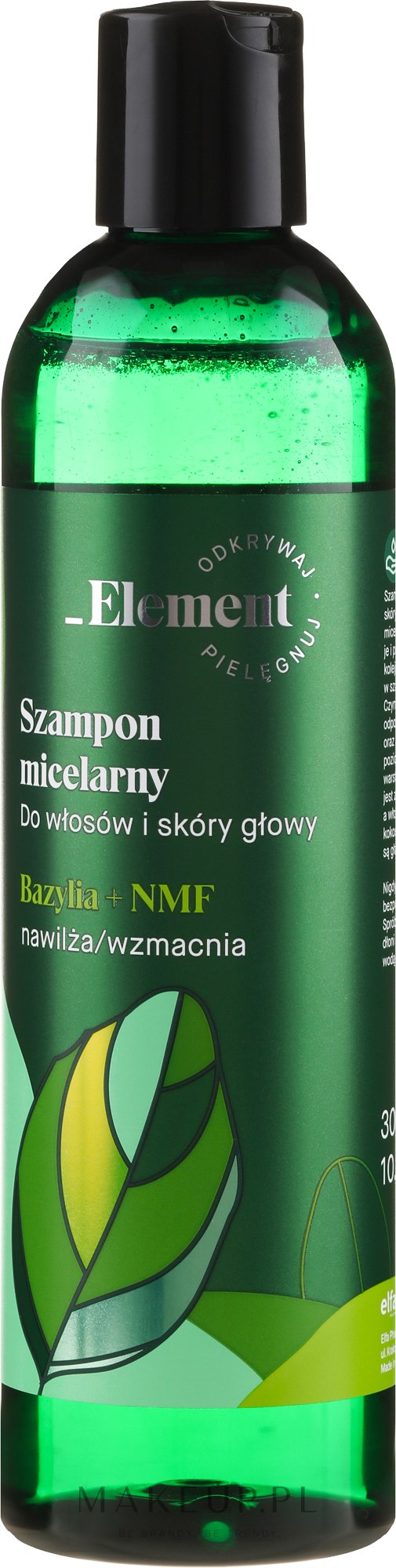 szampon micelarny element z bazylią