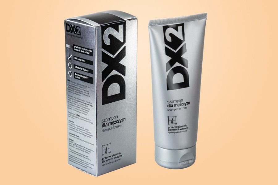 szampon na siwe włosy jak używać dx2