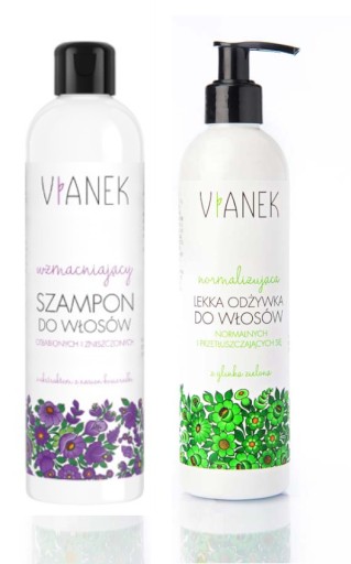szampon nawilżający do włosów suchych i normalnych vianek