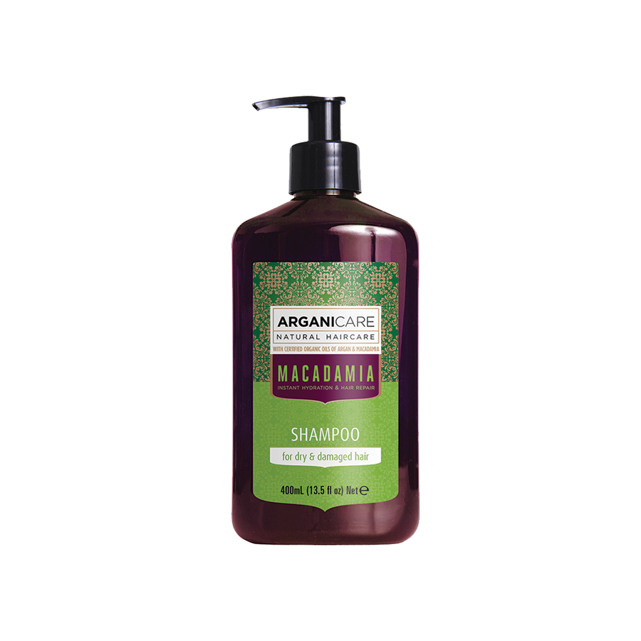 szampon nawilżający z olejkami macadamia