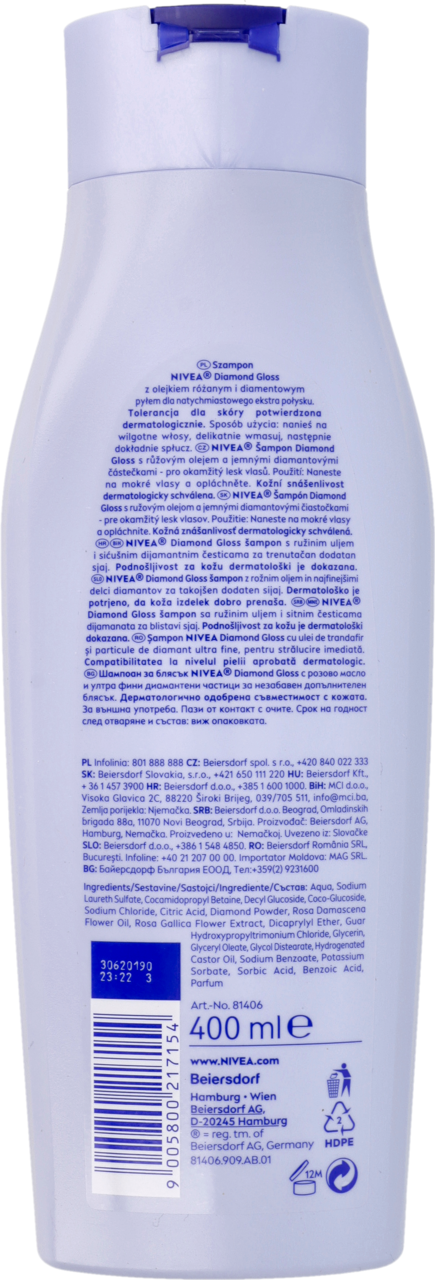 szampon nivea diamond volume rossmann