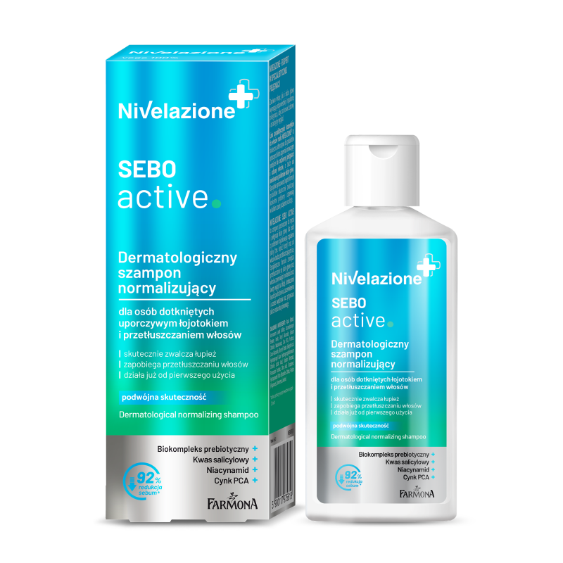 szampon przeciw przetłuszczaniu i łuszczeniu skóry